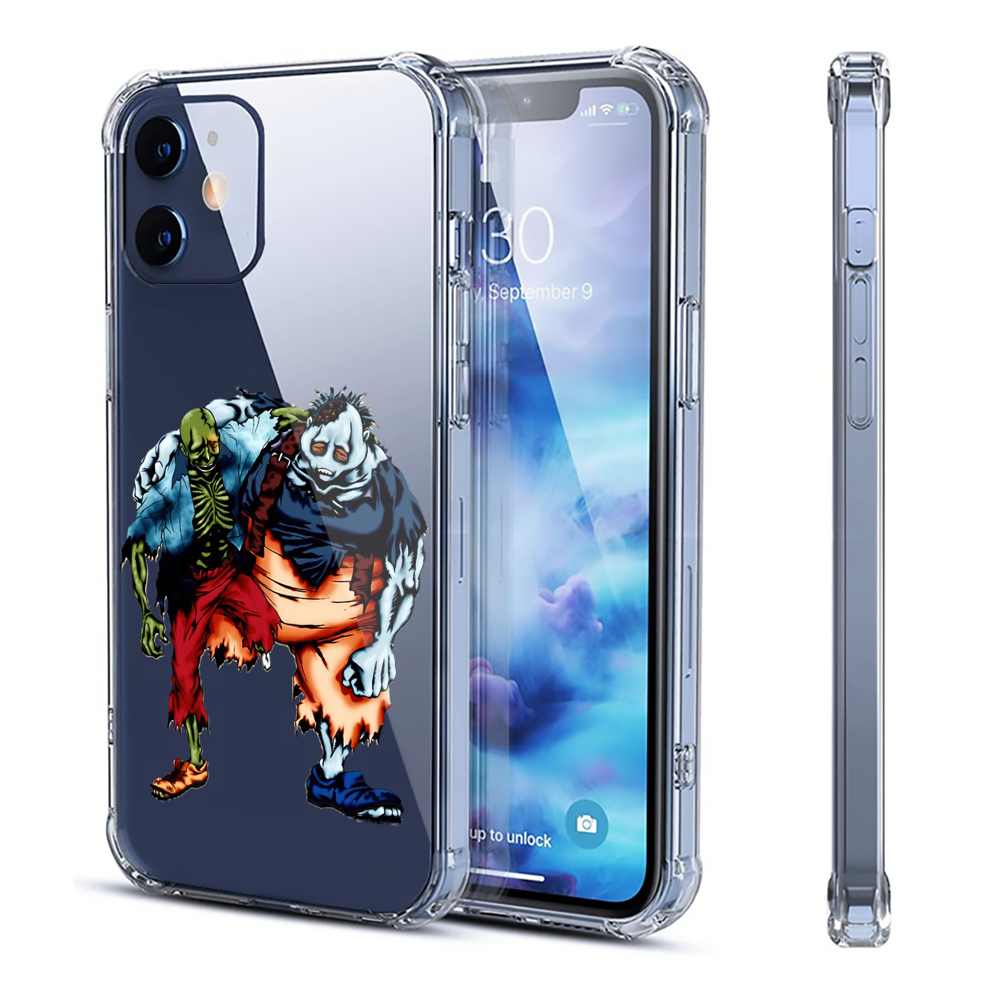 （画像用） 遊☆戯☆王 Yu-Gi-Oh! 【iPhone 12シリーズ対応】透明スマホケース（クリアソフトケース）